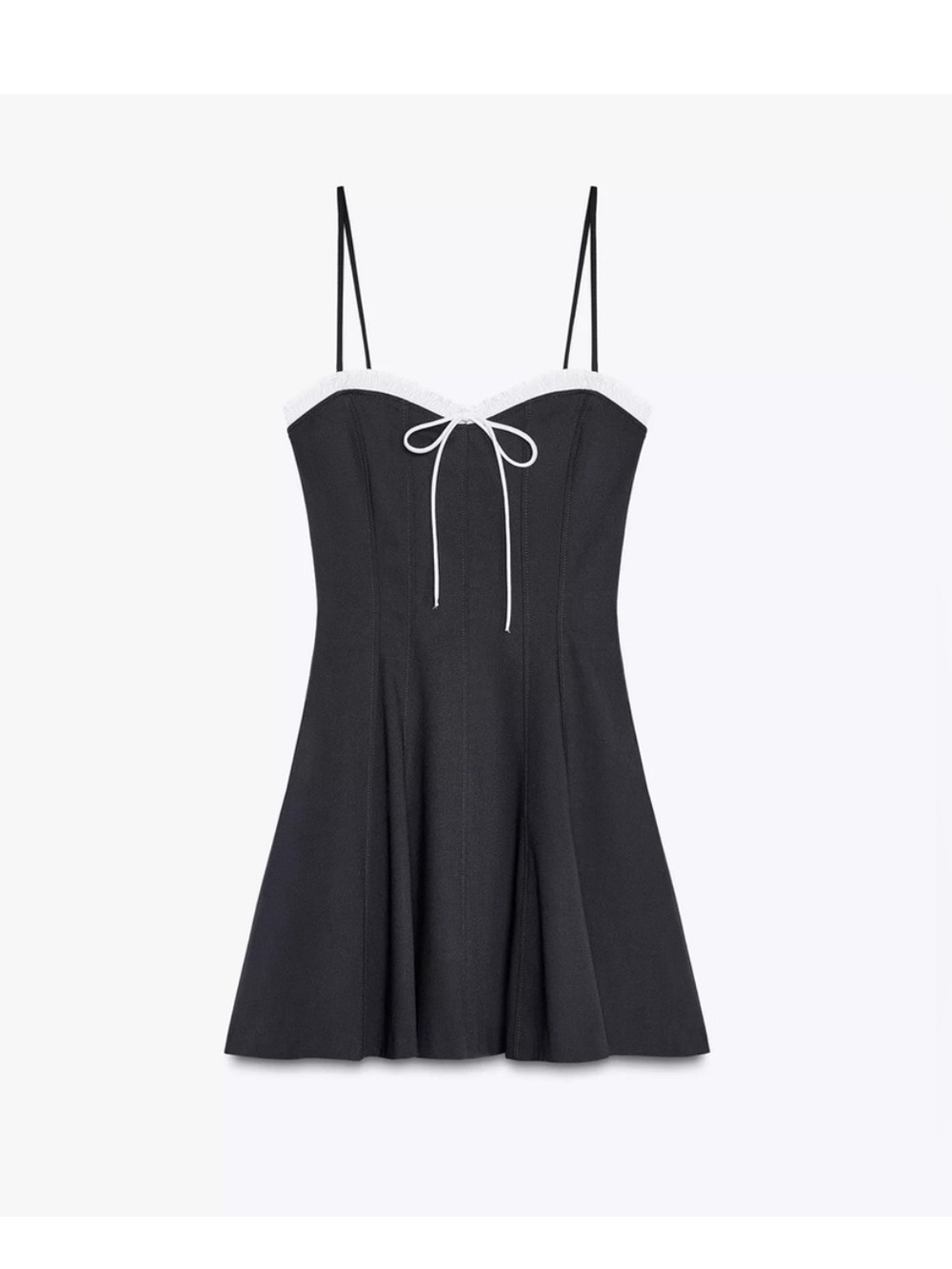 Zara Ruffled Bow Dress